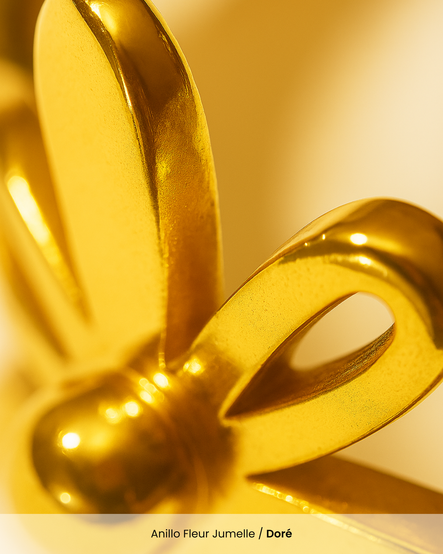 Anillo Fleur Jumelle