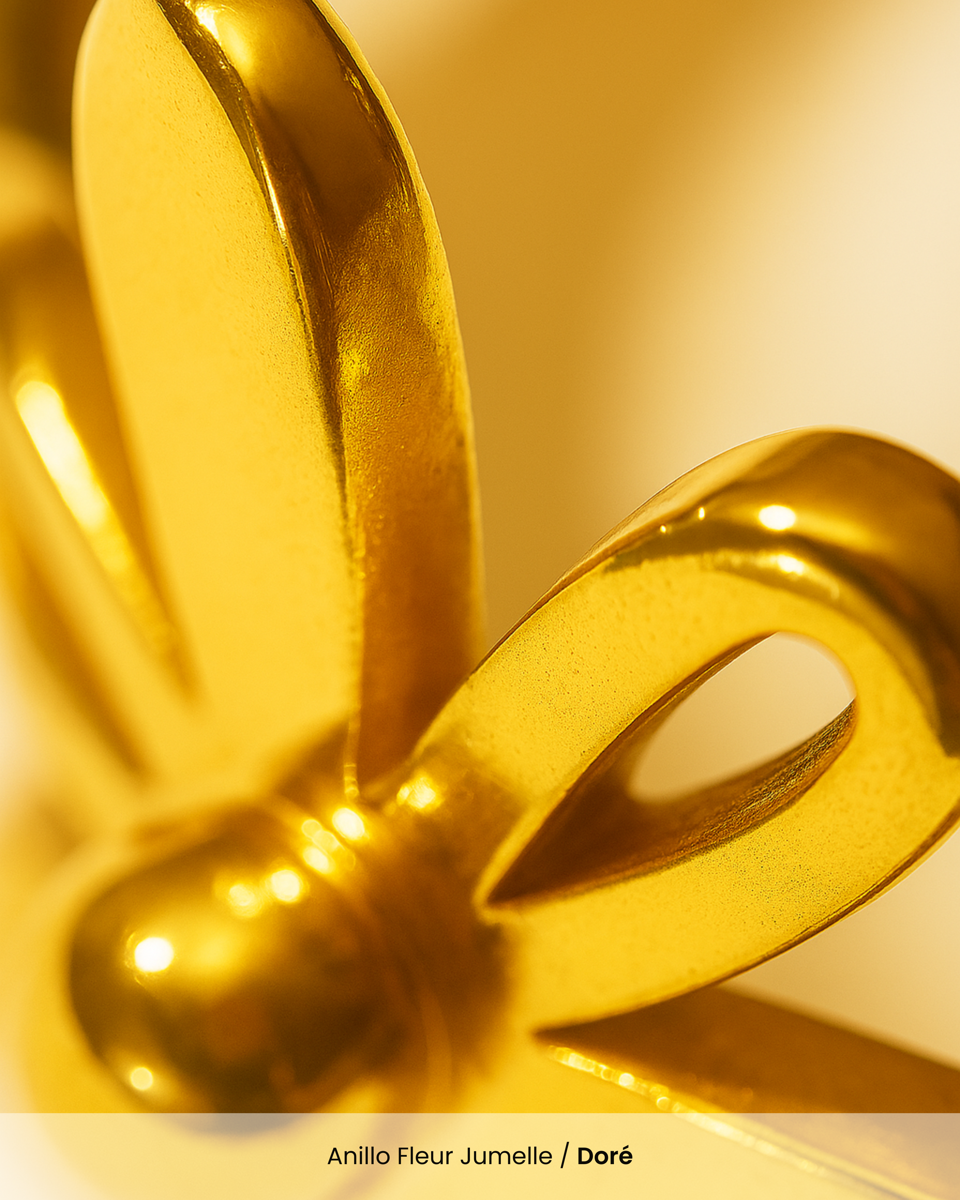 Anillo Fleur Jumelle