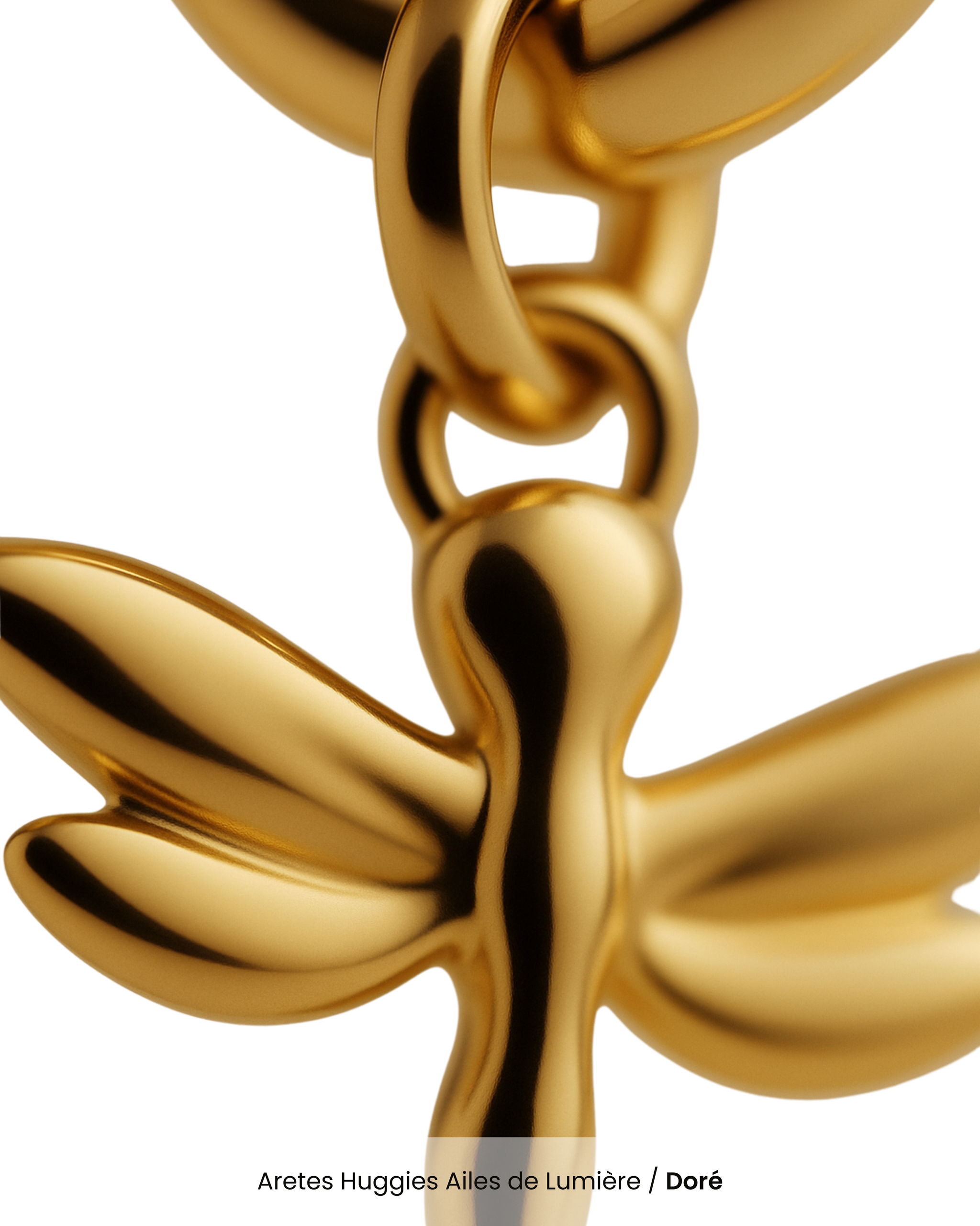 Aretes Huggies Ailes de Lumière