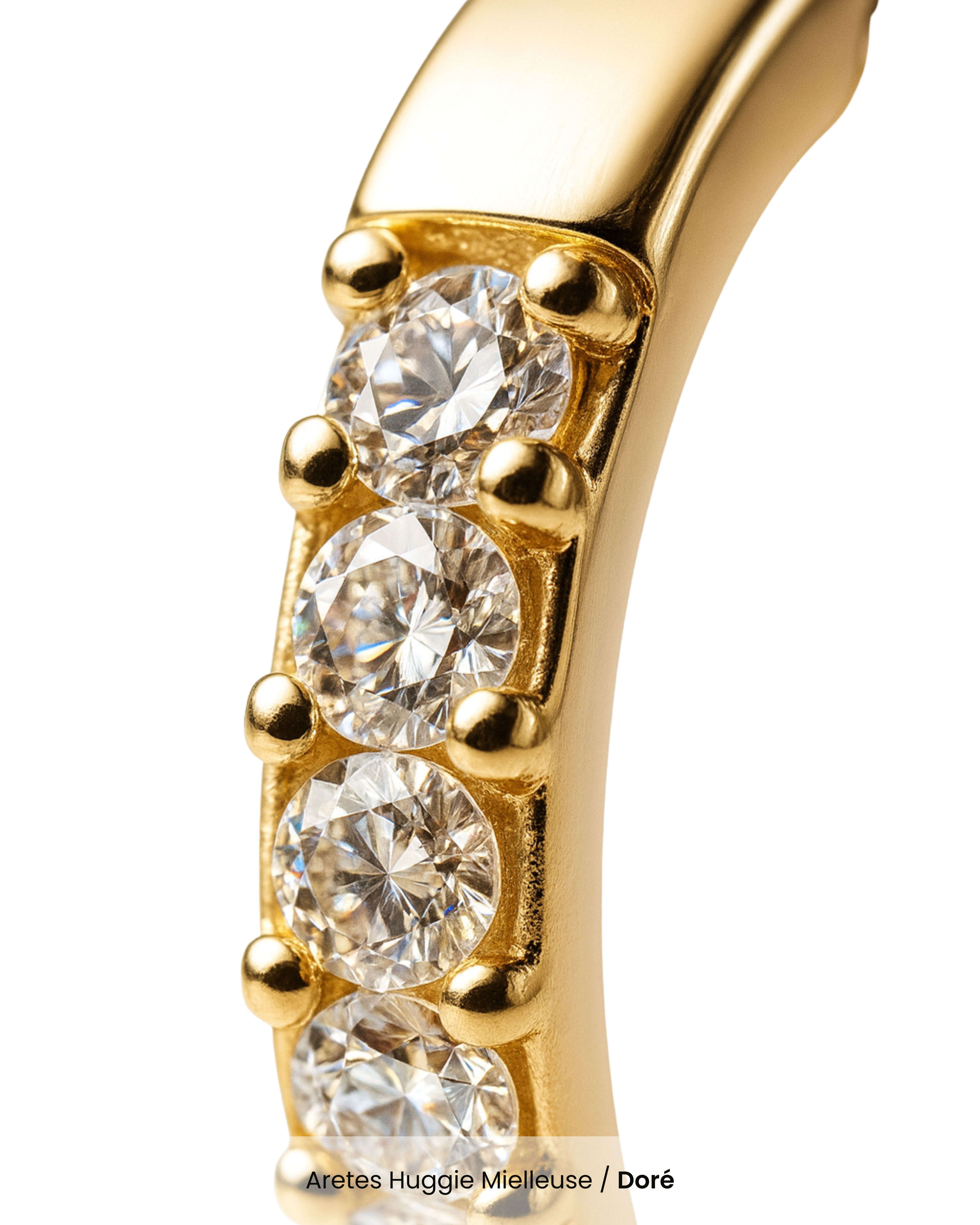 Aretes Huggie Mielleuse