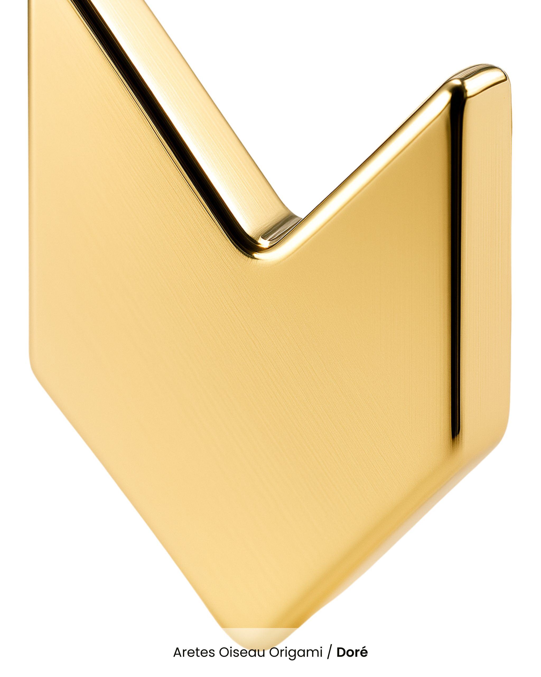 Aretes Oiseau Origami