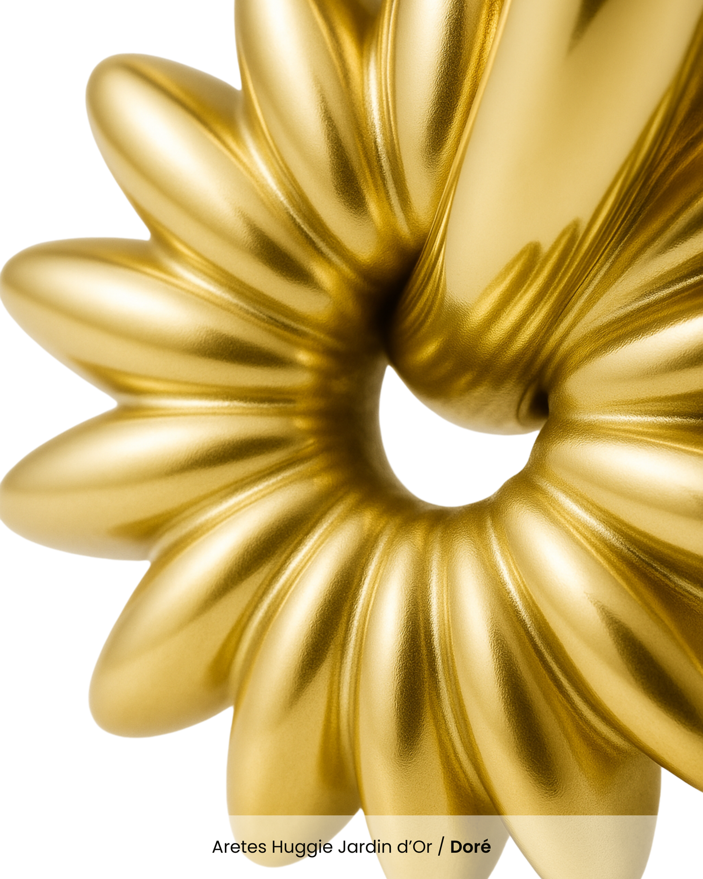 Aretes Huggie Jardin d’Or