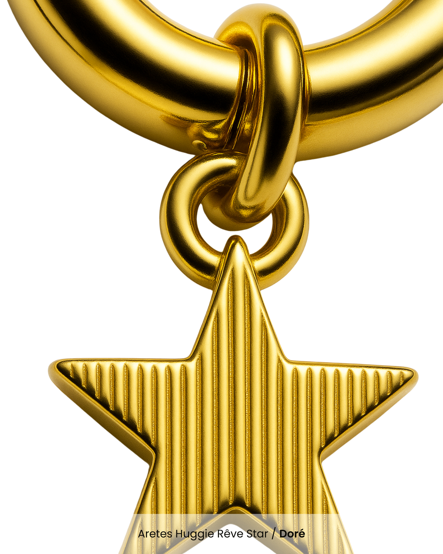 Aretes Huggie Rêve Star