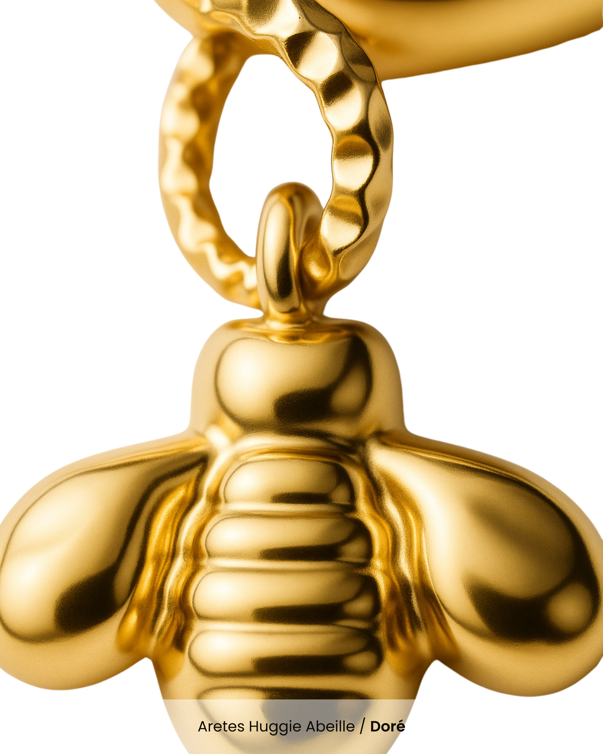 Aretes Huggie Abeille