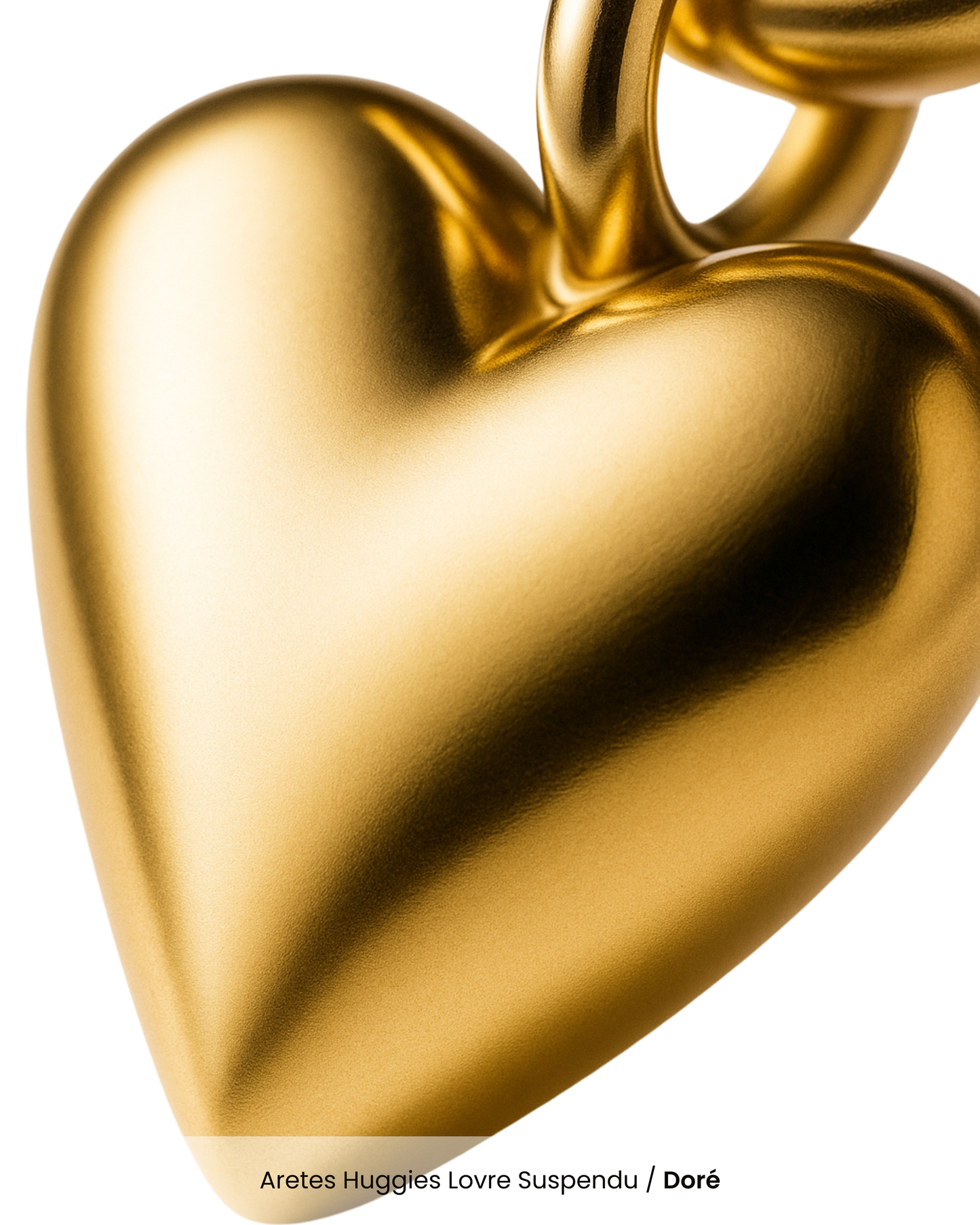 Aretes Huggies Lovre Suspendu