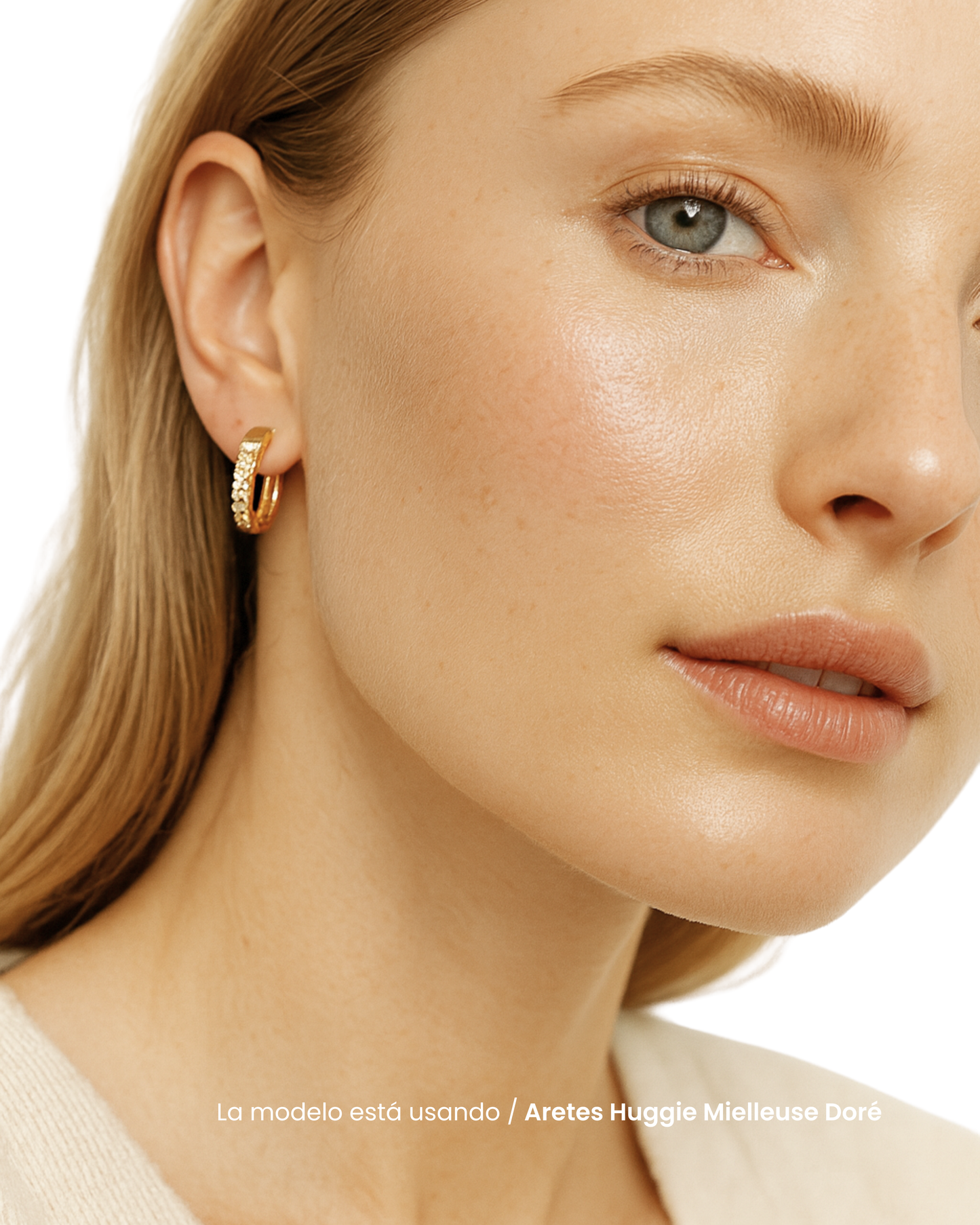 Aretes Huggie Mielleuse