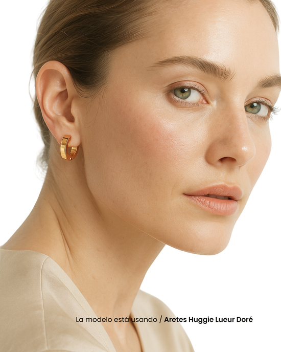Aretes Huggie Lueur