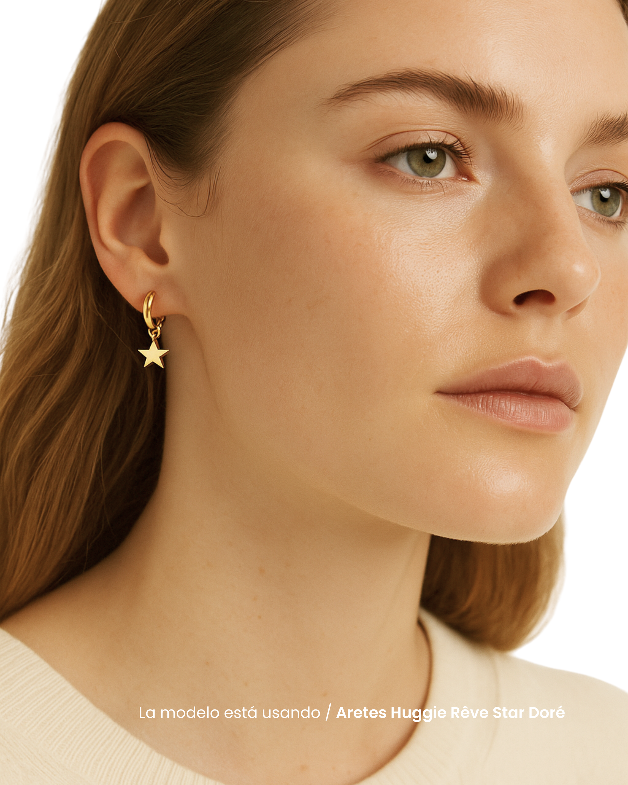 Aretes Huggie Rêve Star