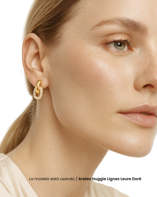 Aretes Huggie Lignes Leure