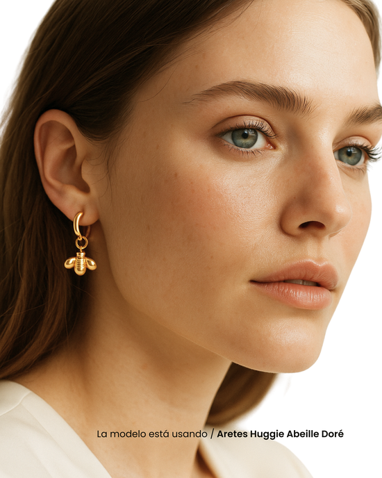 Aretes Huggie Abeille