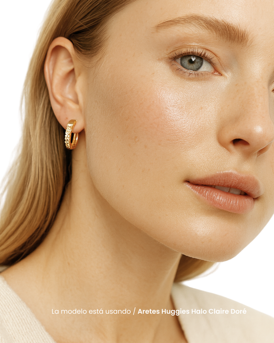 Aretes Huggies Halo Claire