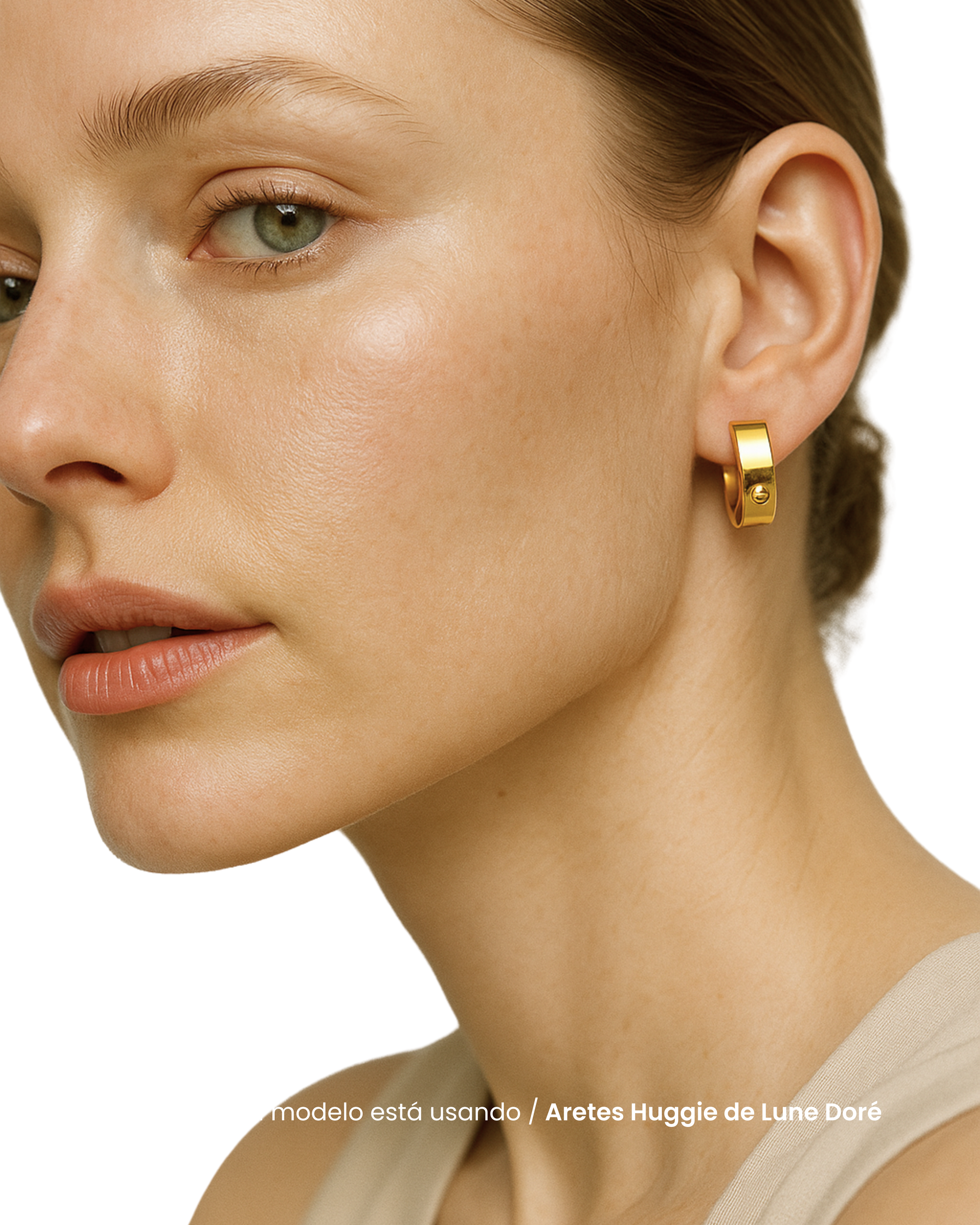 Aretes Huggie de Lune