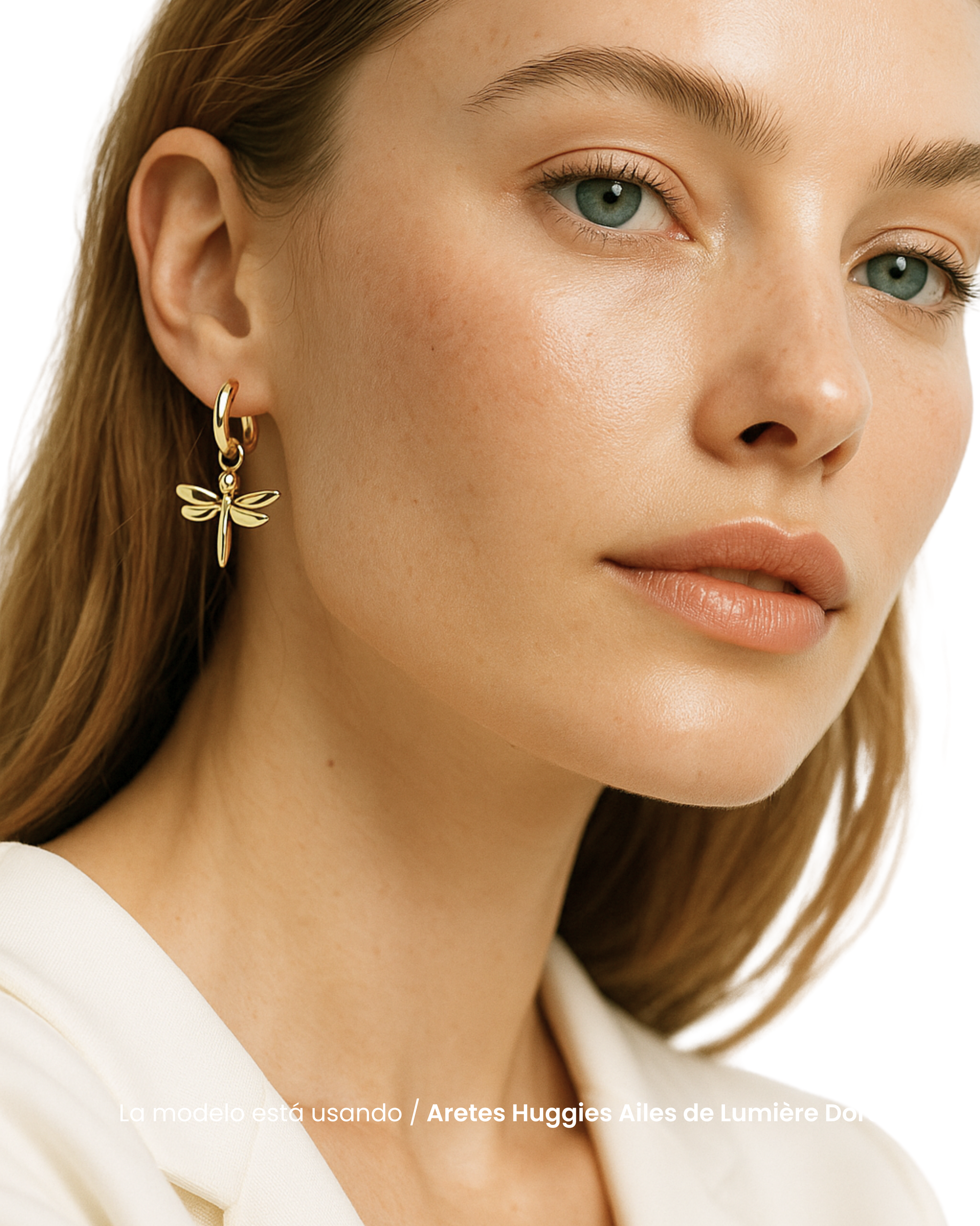 Aretes Huggies Ailes de Lumière