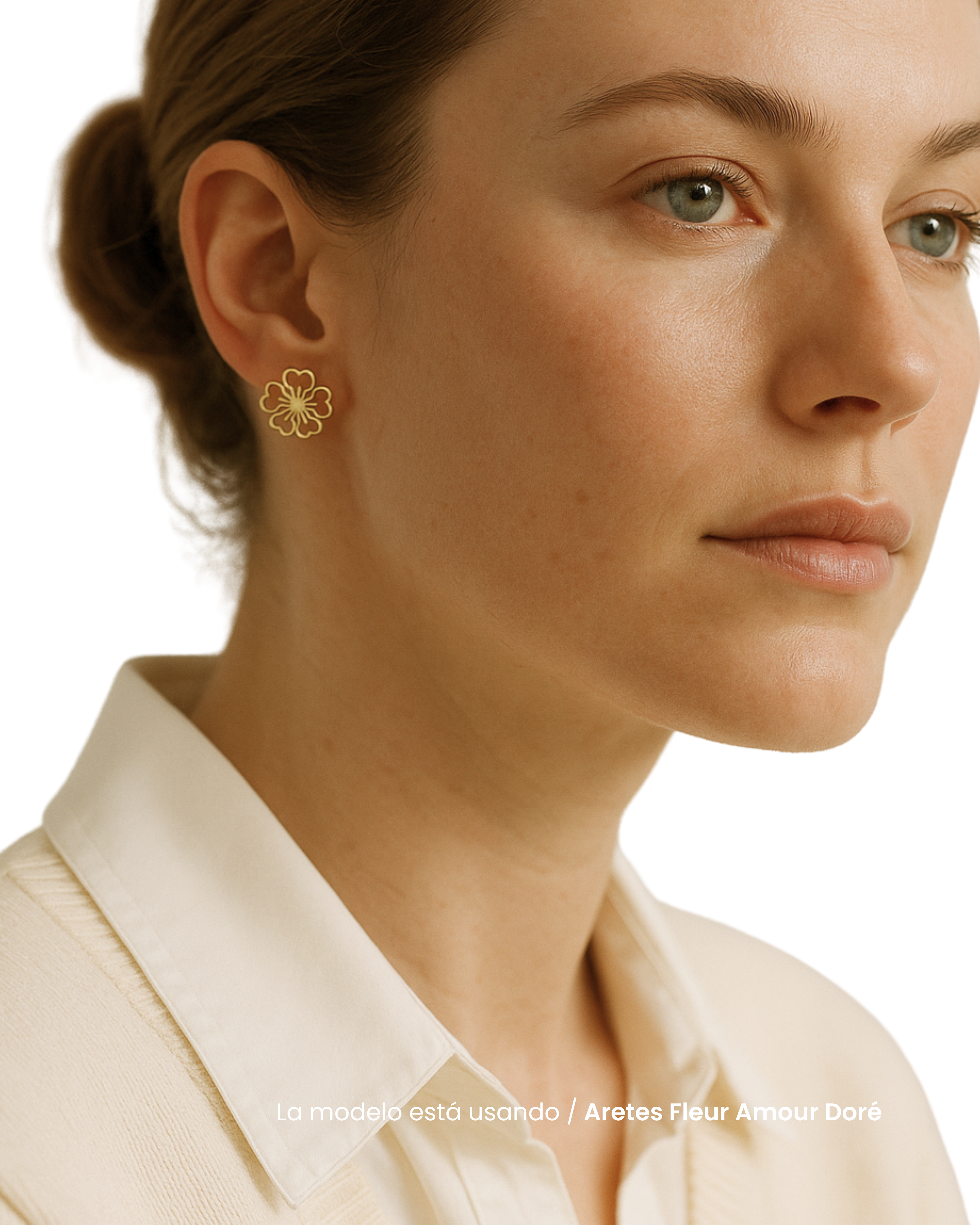 Aretes Fleur Amour