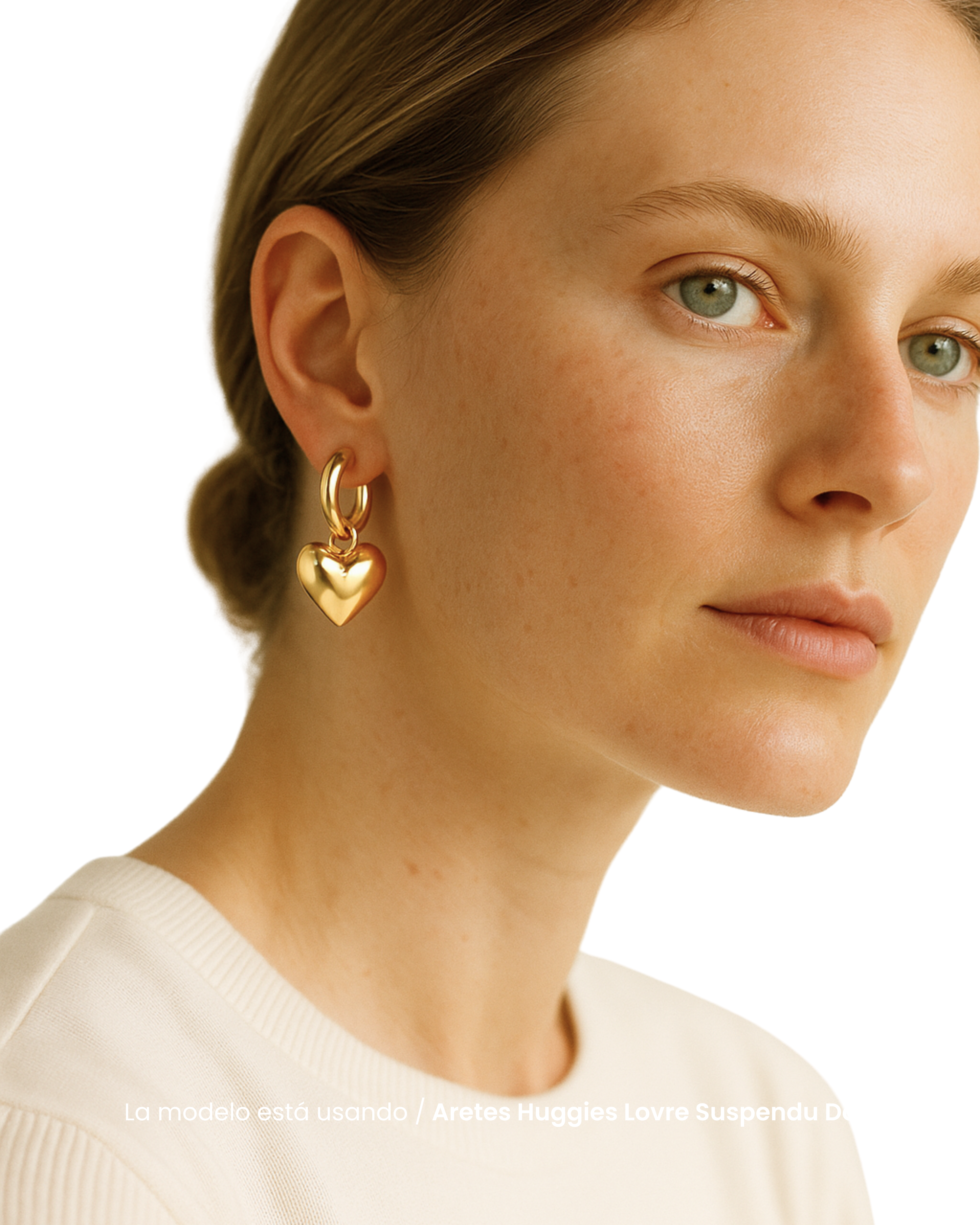 Aretes Huggies Lovre Suspendu