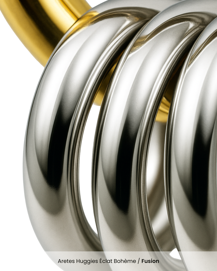 Aretes Huggies Éclat Bohème