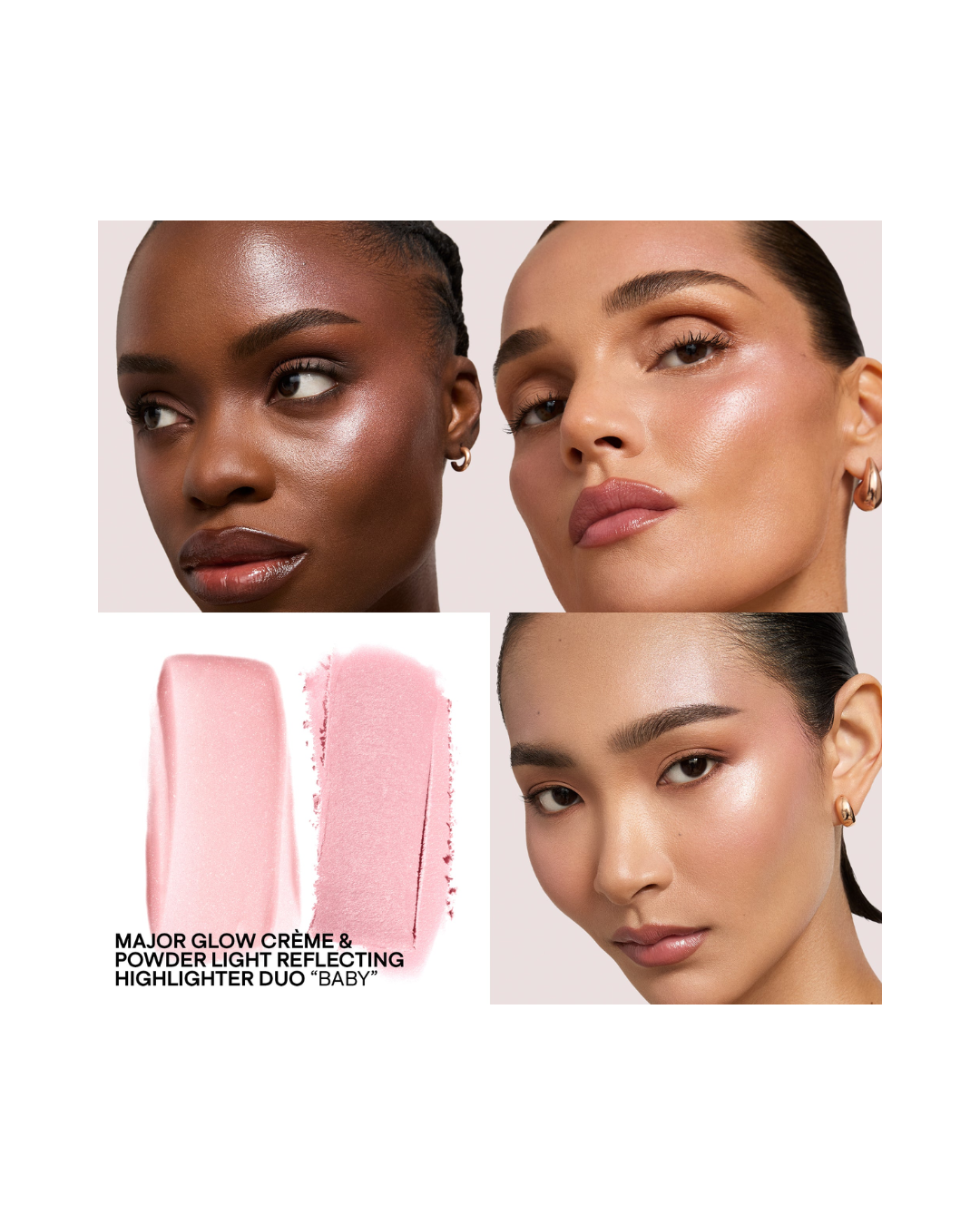 Major Glow Crème & Powder Light Reflecting Translucent Highlighter Duo