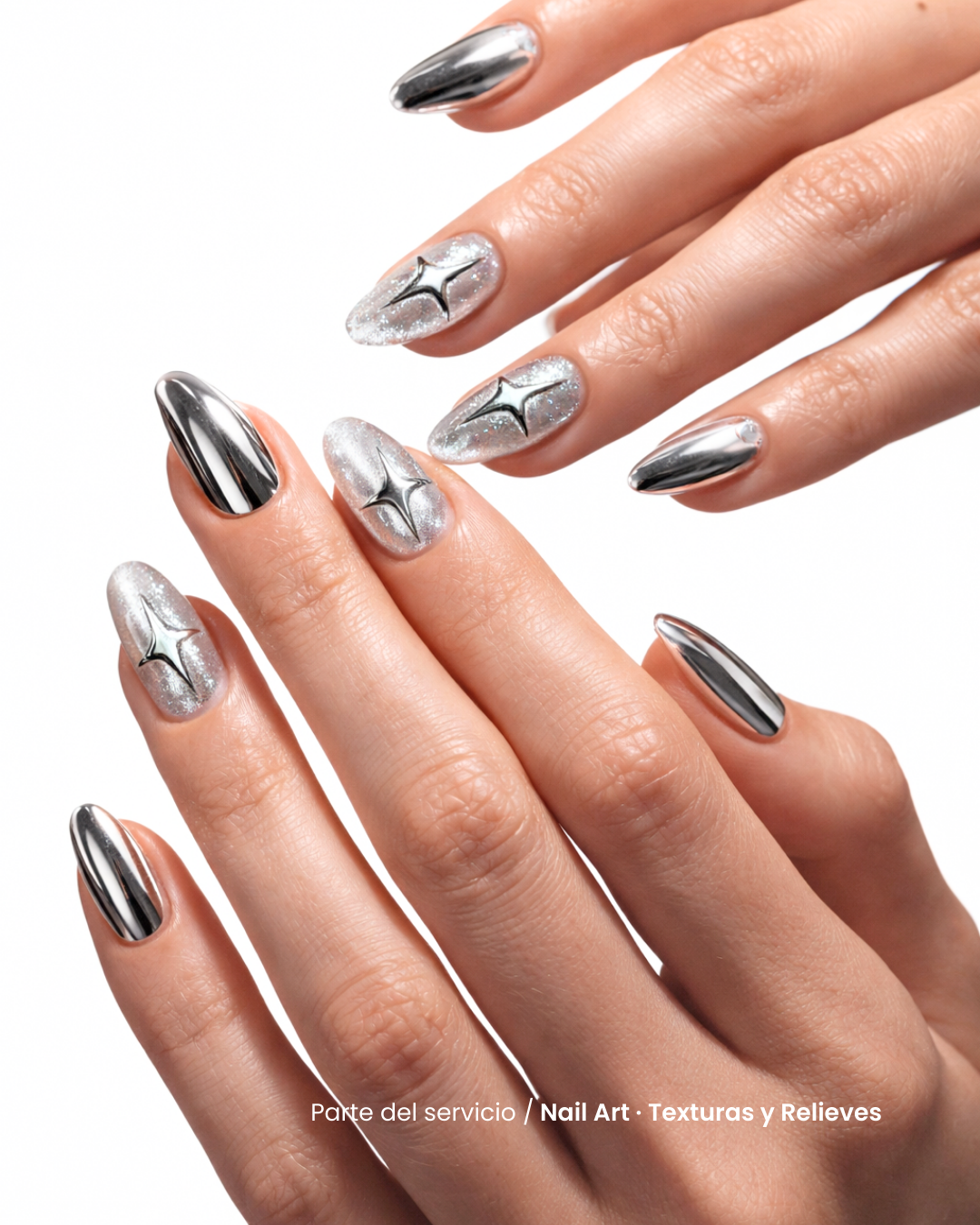 Nail Art · Texturas y Relieves