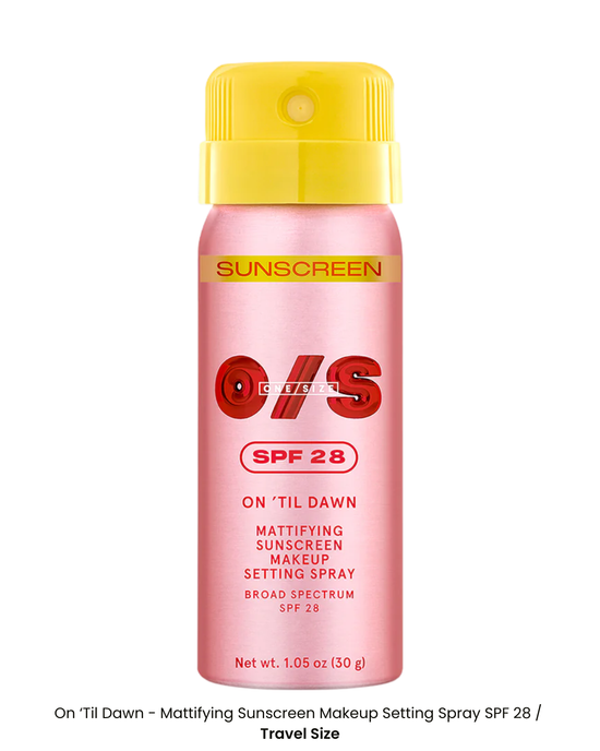 On ‘Til Dawn - Mattifying Sunscreen Makeup Setting Spray SPF 28
