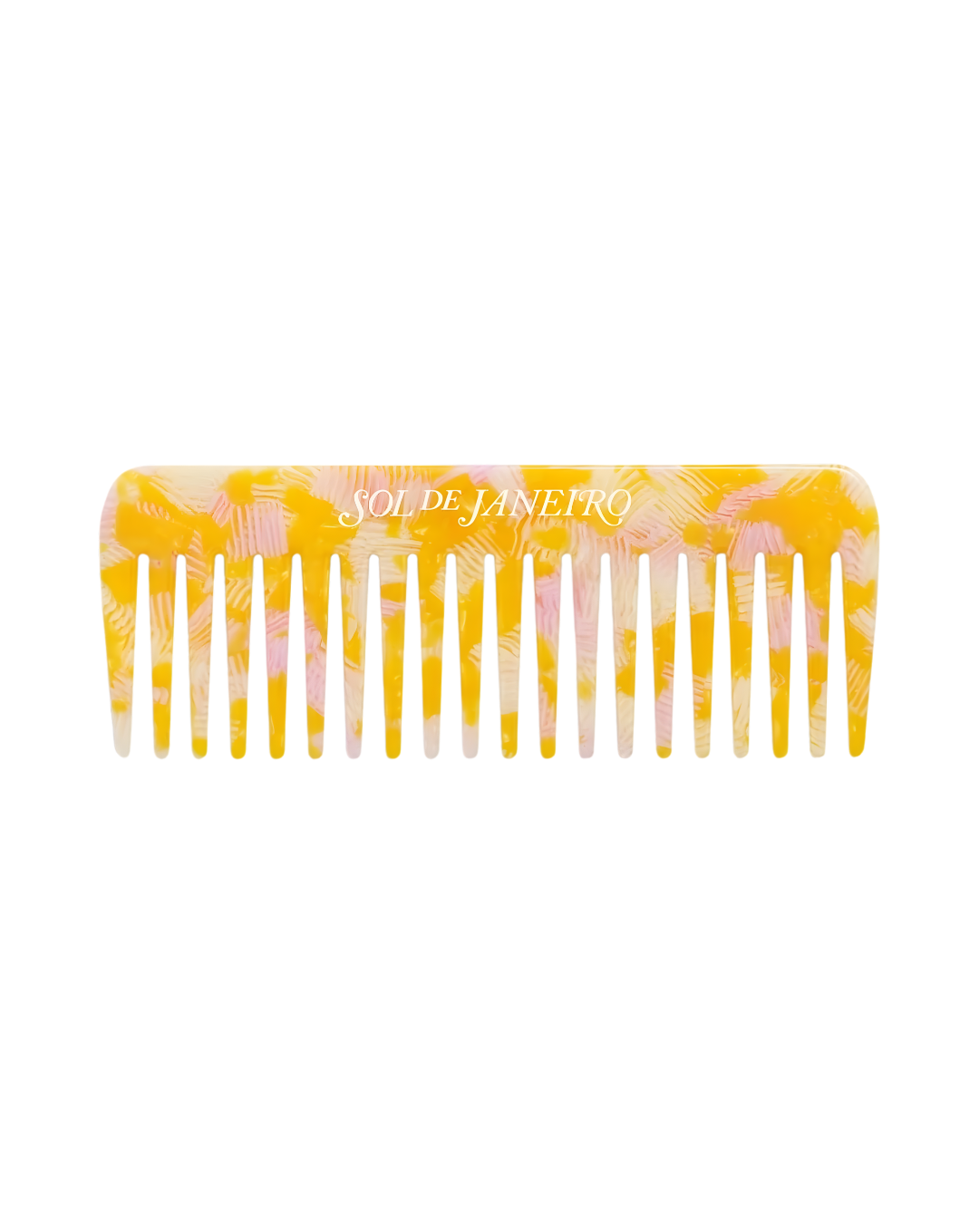 SOL Yellow Wide Tooth Comb