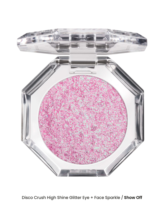 Disco Crush High Shine Glitter Eye + Face Sparkle