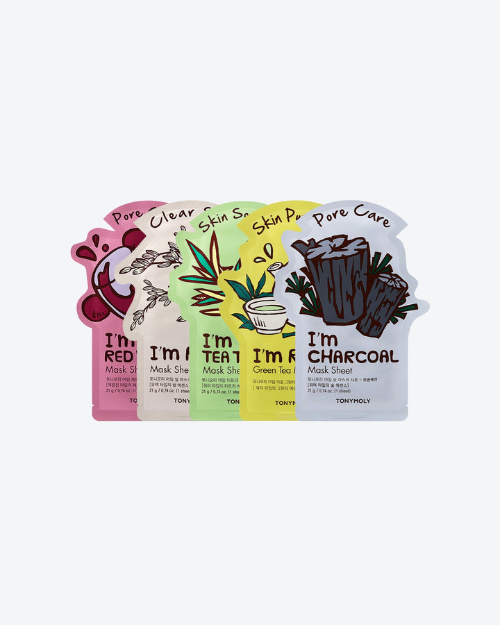 Acne & Oil Control 5-Pack I Am Mask Set