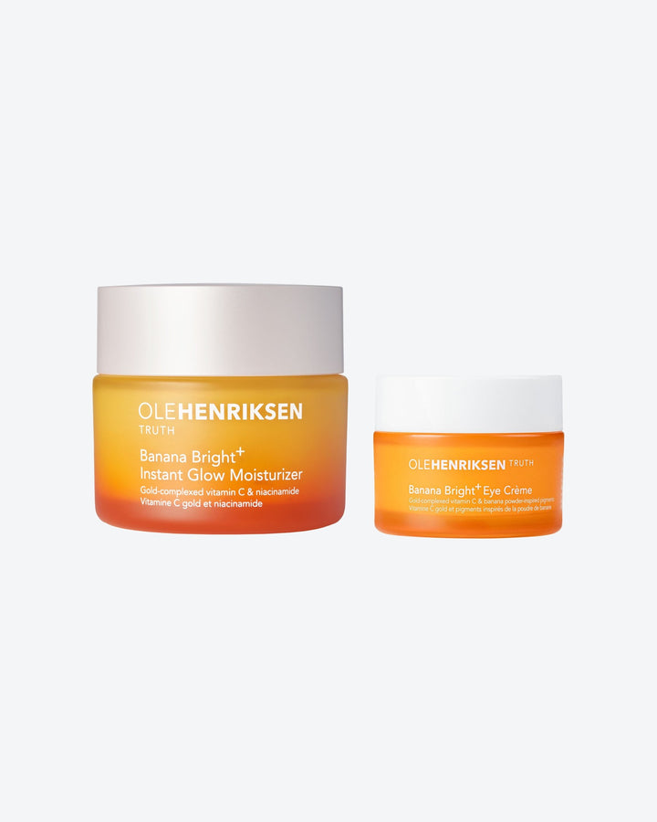 Banana Bright+ Bundle Instant Glow Moisturizer & Eye Crème