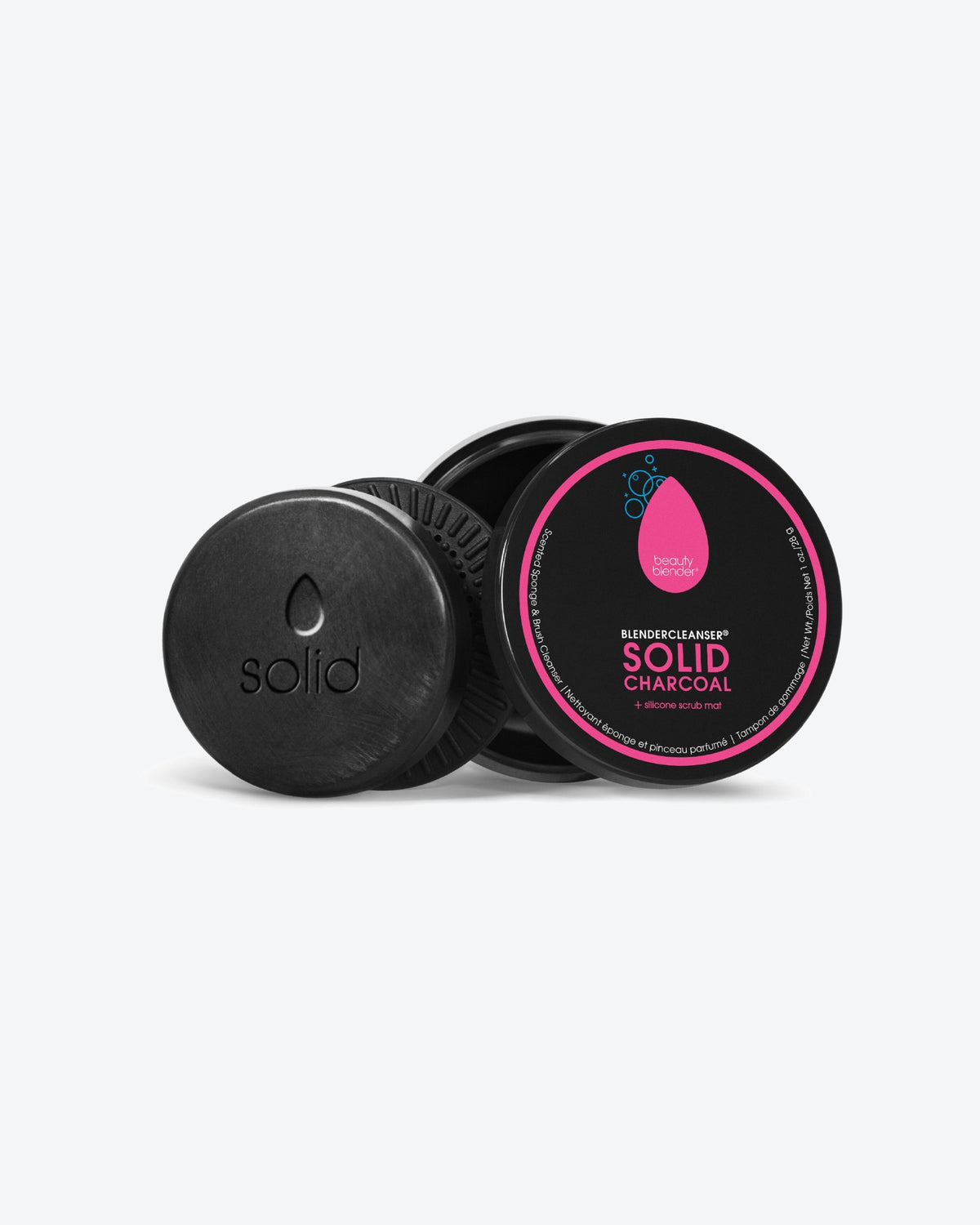 Blendercleanser® Solid Charcoal Scented Sponge & Brush Cleanser