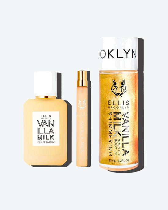 VANILLA MILK Fragrance and Body Oil Trio