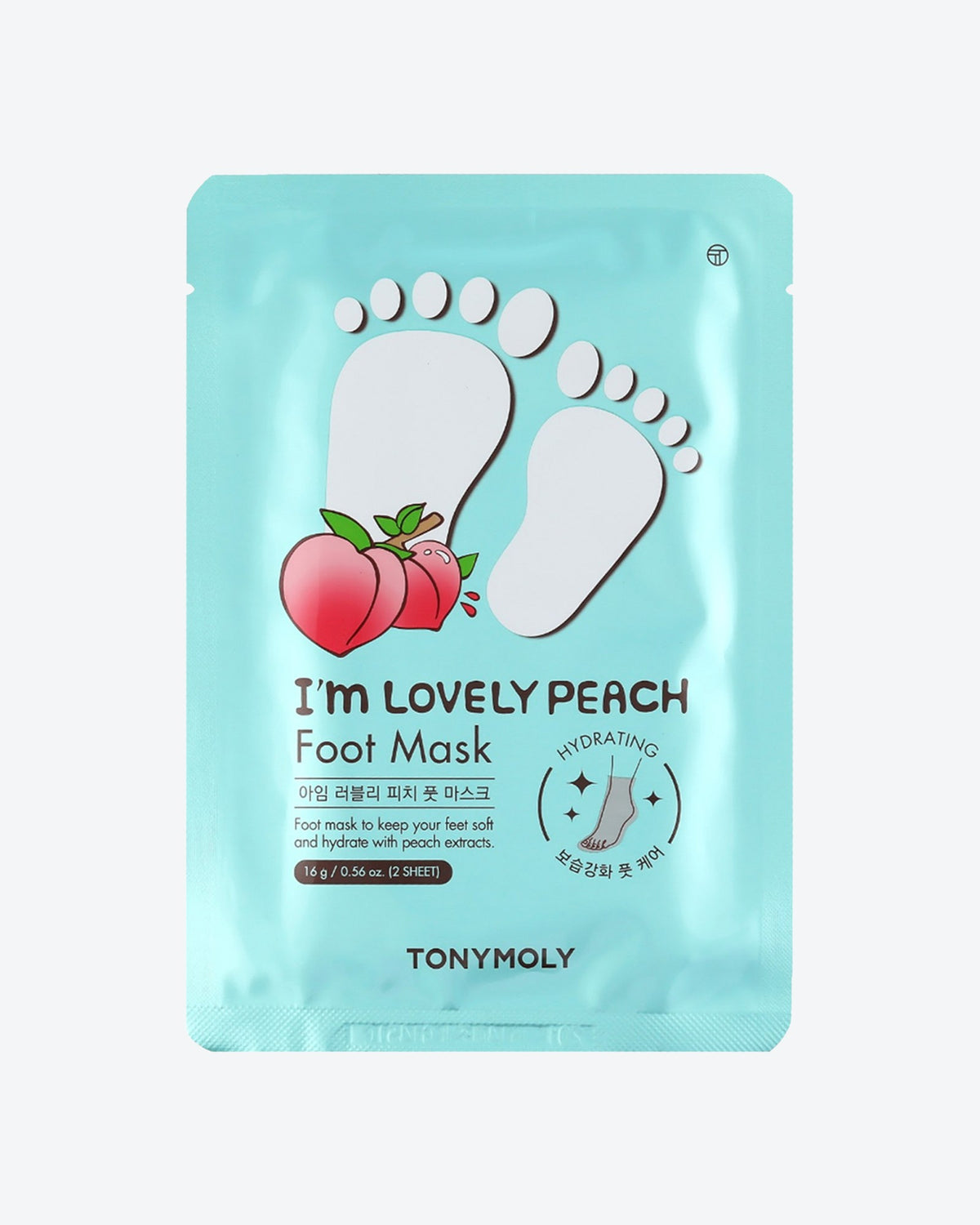 I'm Lovely Peach Foot Mask