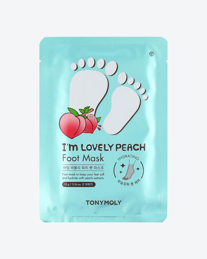 I'm Lovely Peach Foot Mask