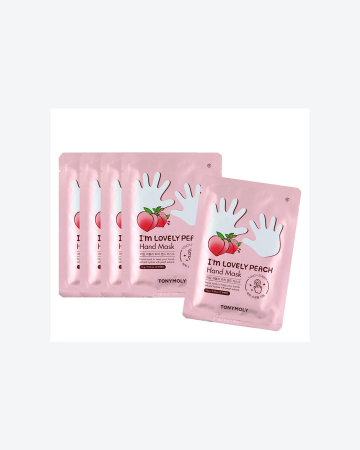 I'm Lovely Peach Hand Mask, vista 2