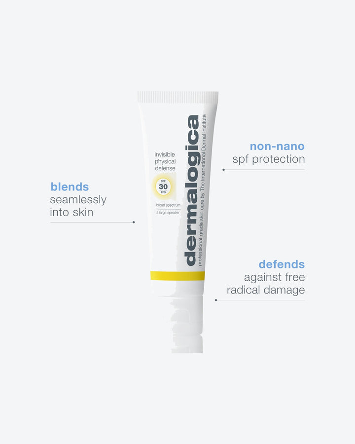 invisible physical defense mineral sunscreen spf30