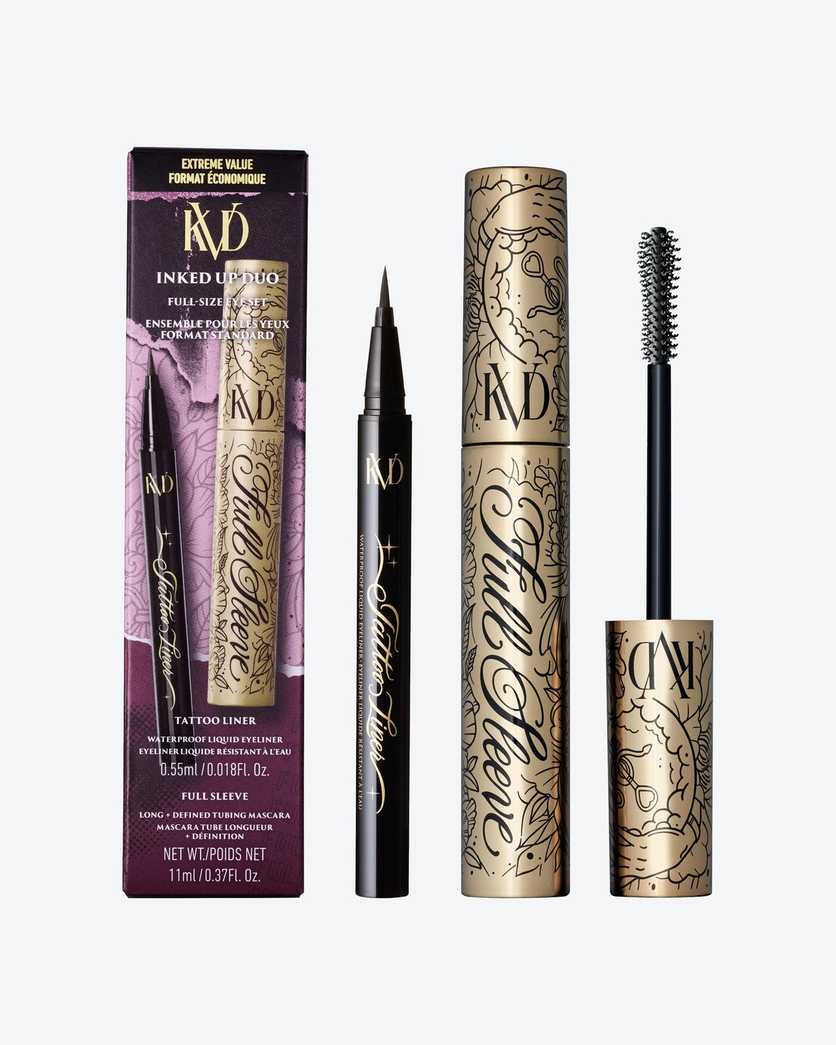 Inked Up Duo Full-Size Eyeliner + Mascara Set