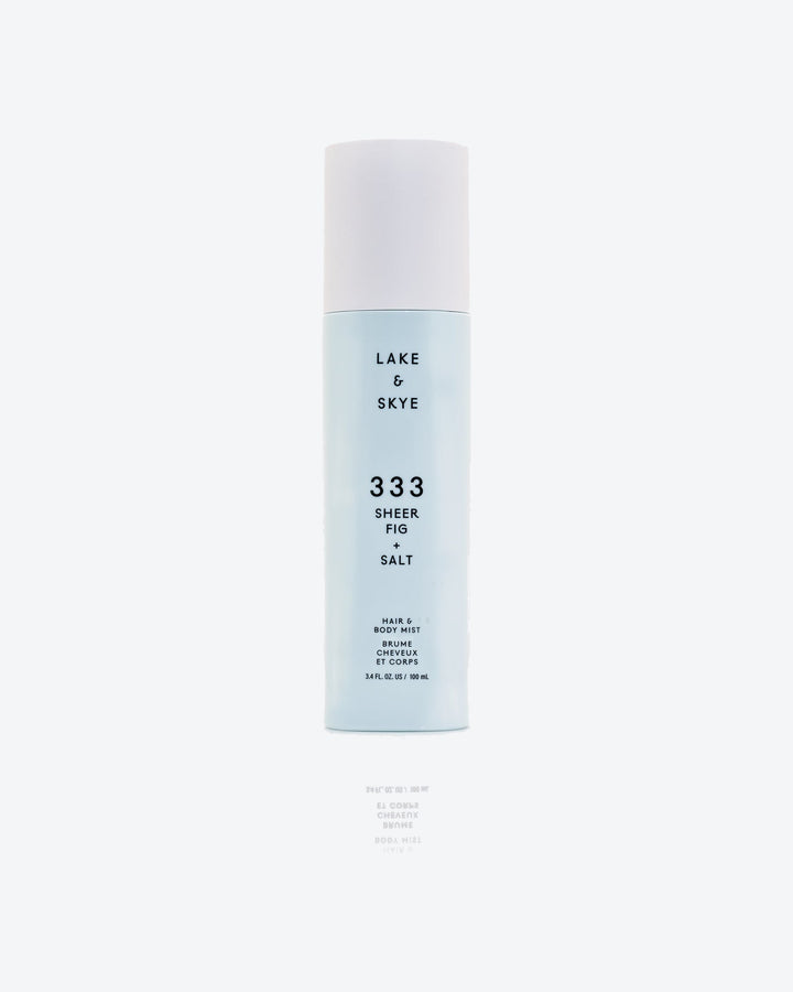 333 Sheer Fig + Salt Hair and Body Mist