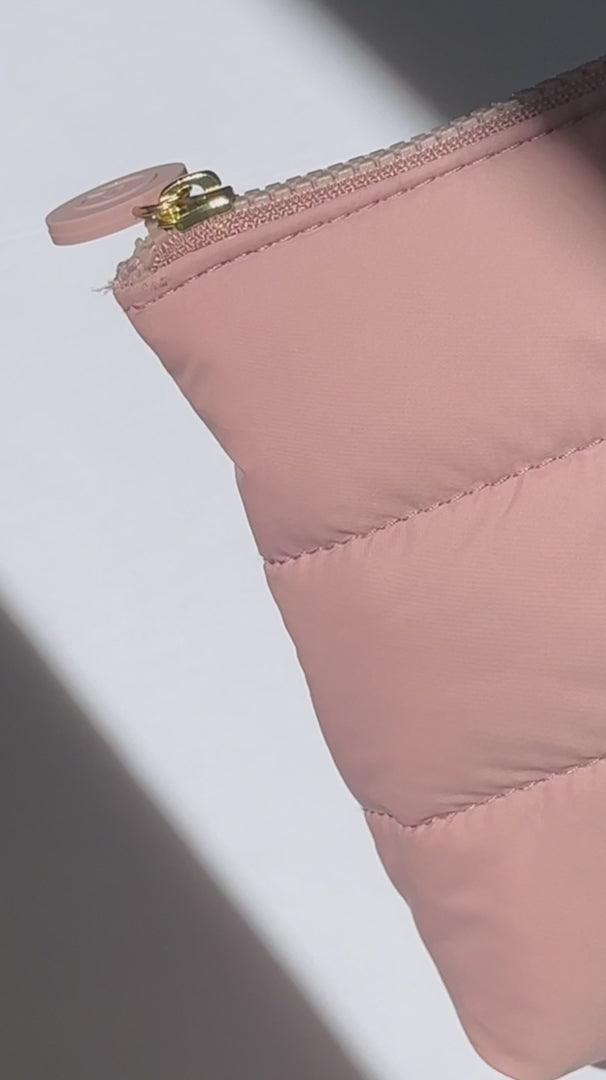 Puffy Makeup Bag - Mauve