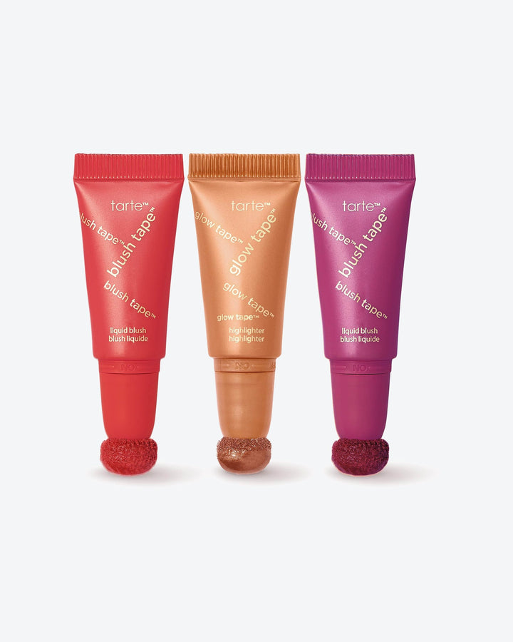 blush & glow tape travel set