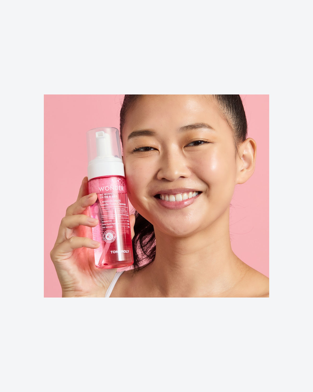Wonder Ceramide Mochi Gentle Foam Cleanser, vista 2
